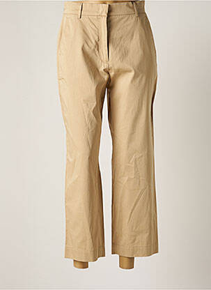 Pantalon 7/8 talie înaltă talie înaltă bej WEEKEND MAXMARA femeie