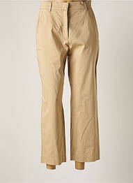 Pantalon 7/8 talie înaltă talie înaltă bej WEEKEND MAXMARA femeie
