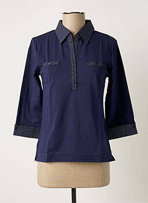 Top albastru SOIE POUR SOI femeie