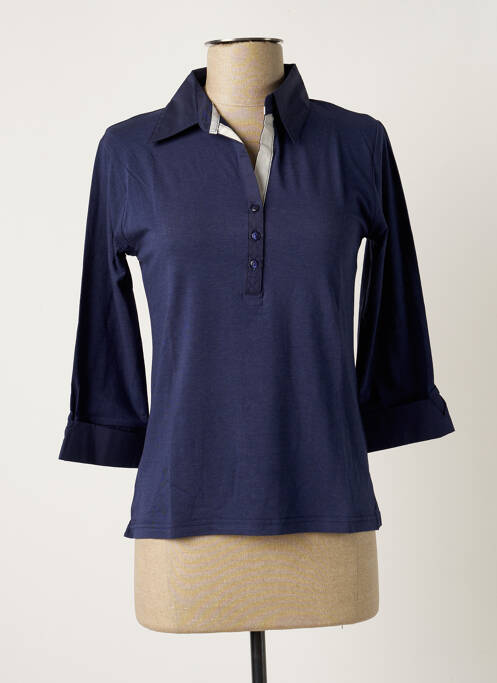 Top albastru SOIE POUR SOI femeie