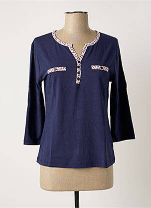 Top albastru SOIE POUR SOI femeie