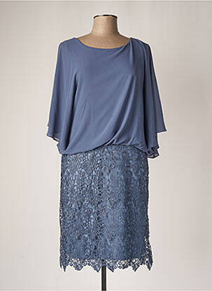 Rochie midi albastru FASHION NEW YORK femeie