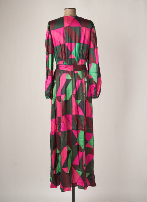 Rochie lungă roz CARACTERE femeie