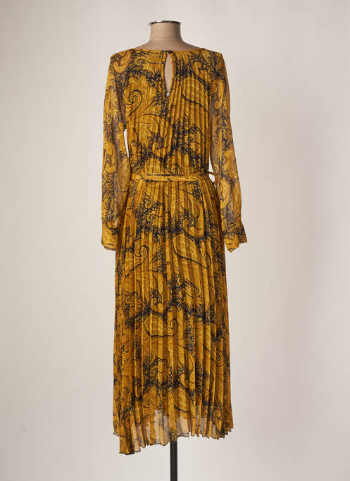 Rochie lungă galben ANGELA DAVIS femeie