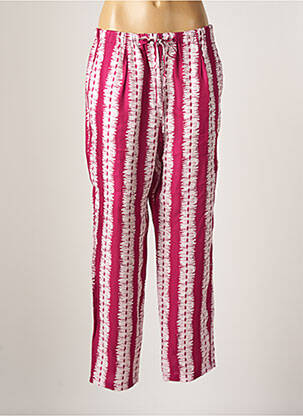 Pantalon drept roz CARACTERE femeie