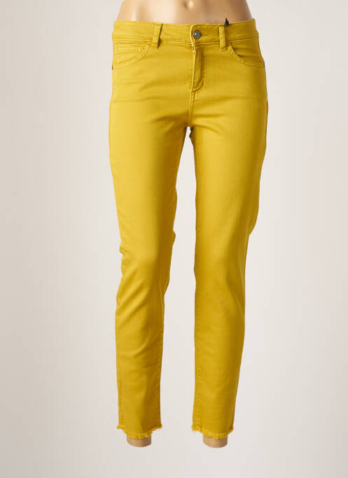 Blugi cu croială slim galben CARACTERE femeie