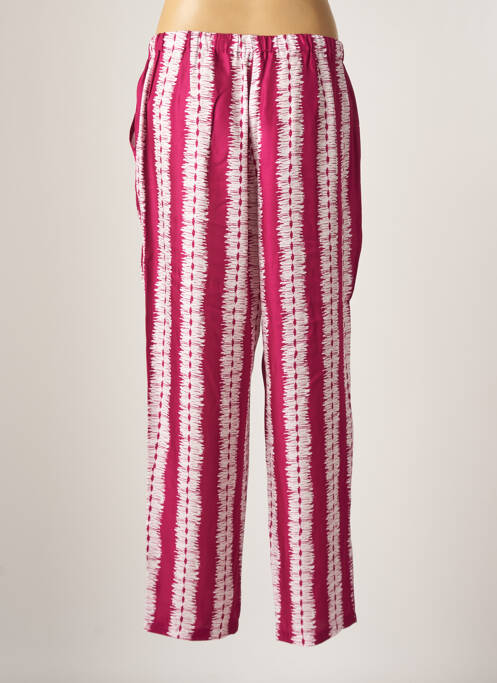 Pantalon drept roz CARACTERE femeie