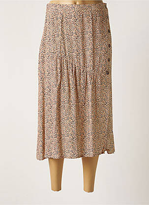 Fustă midi portocaliu ANDAM femeie