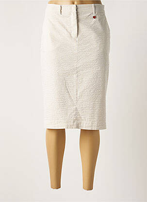 Fustă midi bej TONI femeie