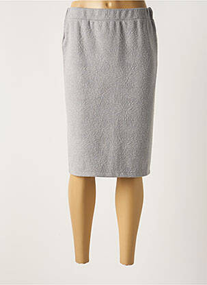 Fustă midi gri UNICA femeie