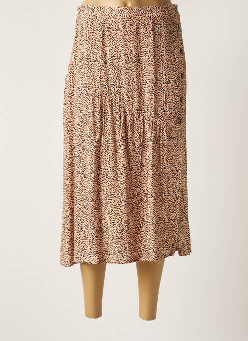 Fustă midi portocaliu ANDAM femeie