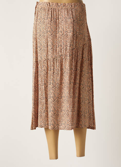 Fustă midi portocaliu ANDAM femeie