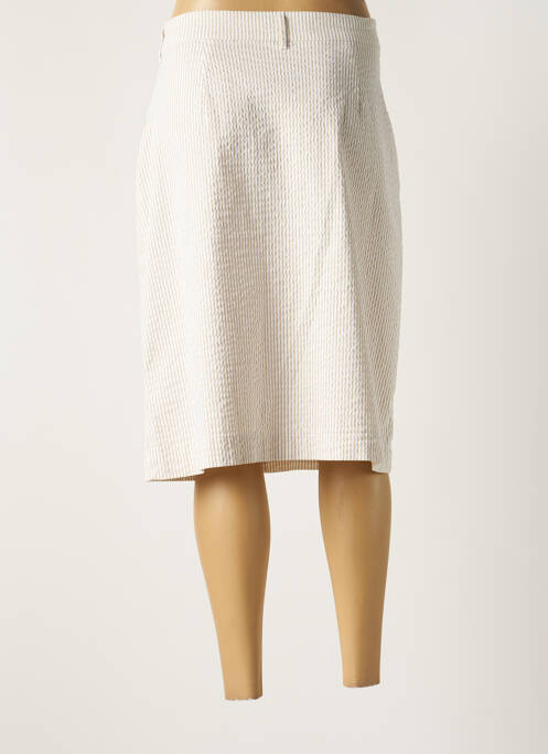 Fustă midi bej TONI femeie