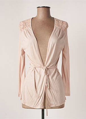 Cardigan petrecut roz LUISA CERANO femeie