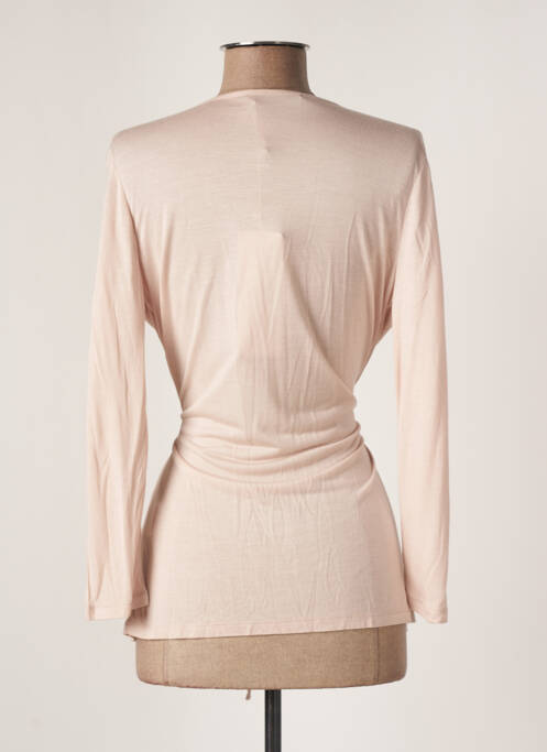 Cardigan petrecut roz LUISA CERANO femeie