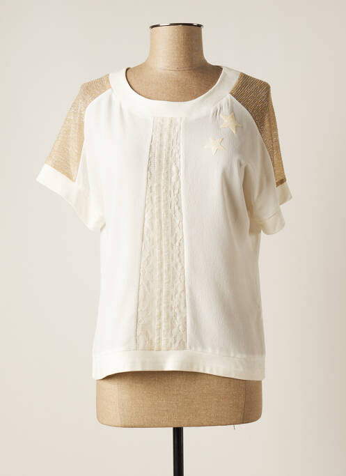 Top alb MERI & ESCA femeie