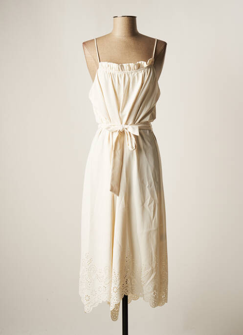 Rochie lungă bej LOLA CASADEMUNT femeie