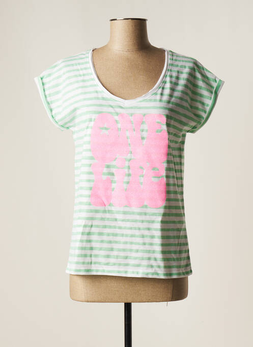 Tricou verde ANOUK ET NINON femeie