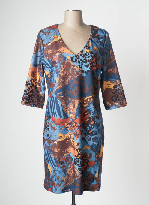 Rochie midi albastru PAUL BRIAL femeie