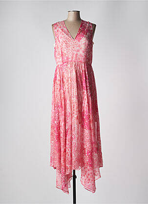 Rochie lungă roz TWINSET femeie