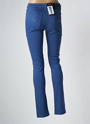 Pantalon slim albastru TRUSSARDI JEANS femeie