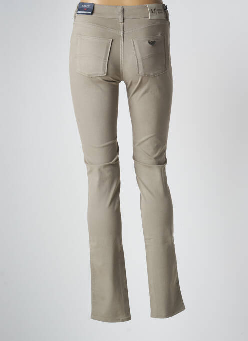 Pantalon slim bej ARMANI femeie