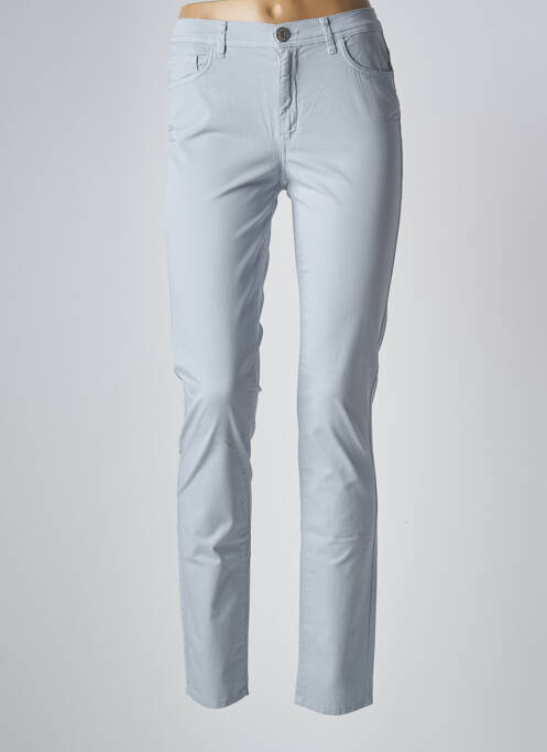 Pantalon slim albastru TRUSSARDI JEANS femeie