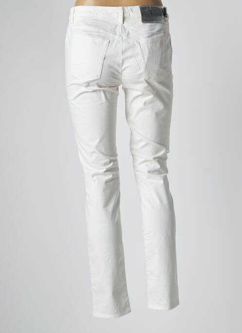 Pantalon slim alb TRUSSARDI JEANS femeie