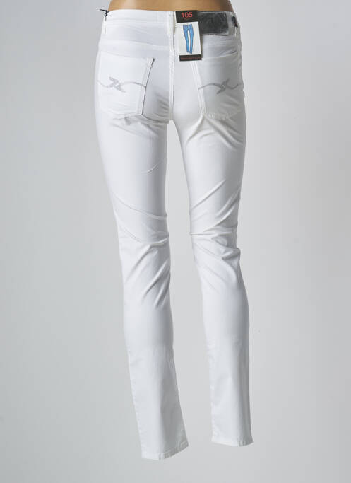 Pantalon slim alb TRUSSARDI JEANS femeie
