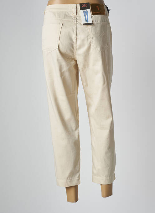 Pantalon 7/8 bej TRUSSARDI JEANS femeie