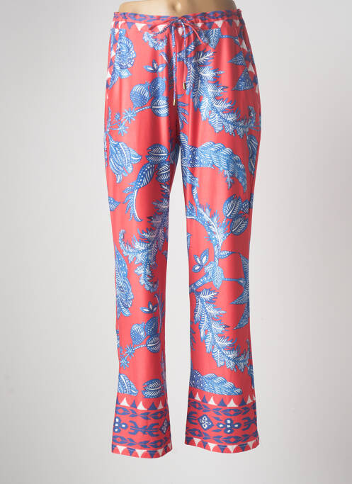 Pantalon larg roz MALVIN femeie