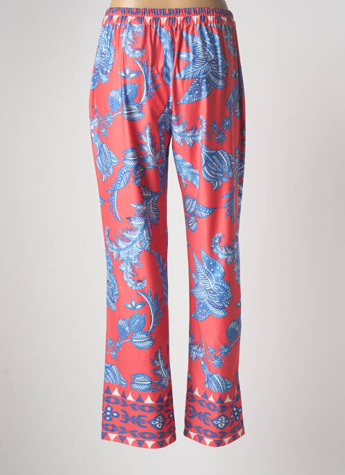 Pantalon larg roz MALVIN femeie