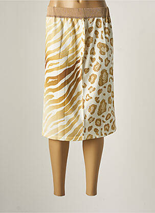 Fustă midi maro JEI'S BY LETIZIA DENARO femeie