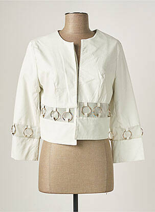 Geci din piele ecologică alb RELISH femeie