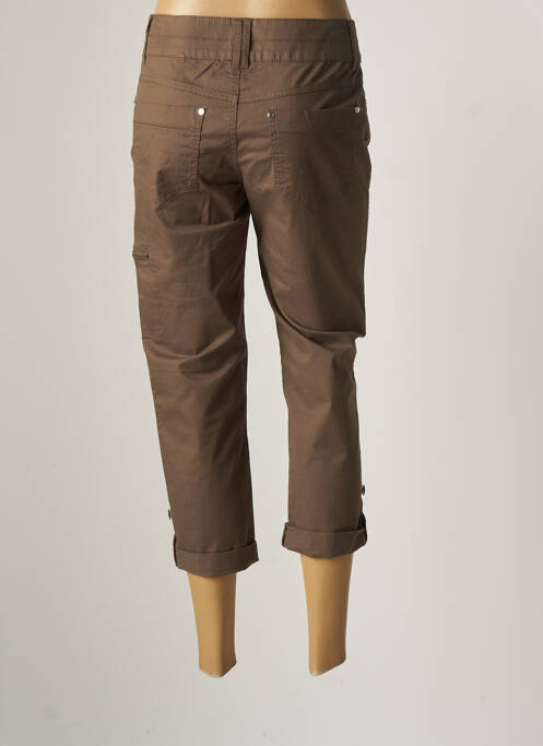 Pantalon trei sferturi maro JENSEN femeie