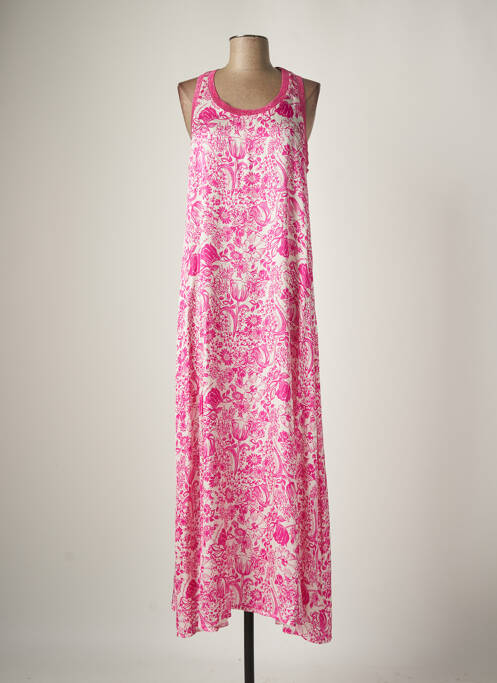 Rochie lungă roz FRACOMINA femeie