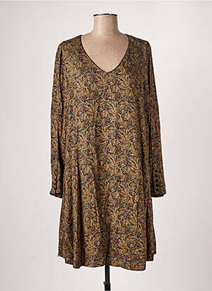 Rochie scurtă maro LOLA ESPELETA femeie