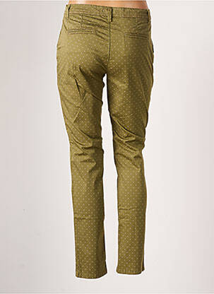 Pantalon chino talie joasă talie joasă verde IMPAQ1 femeie