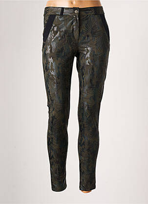 Pantalon slim verde HBT femeie