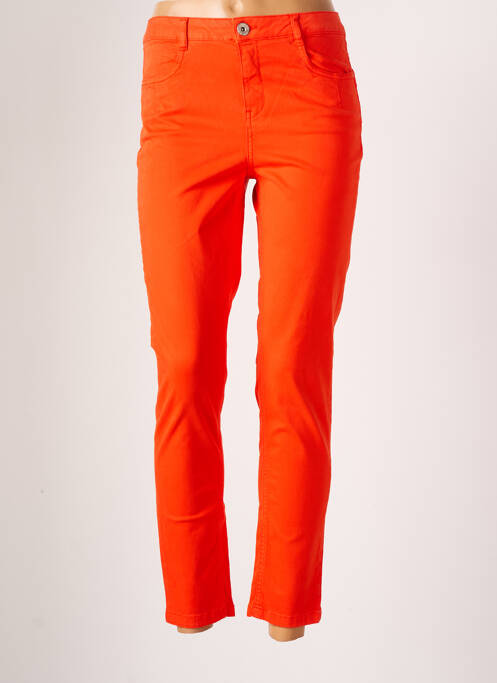 Pantalon slim portocaliu LOLA ESPELETA femeie