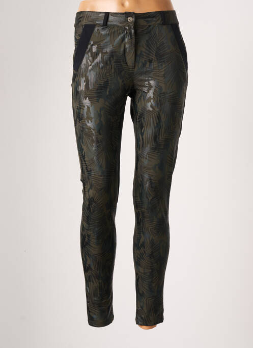 Pantalon slim verde HBT femeie