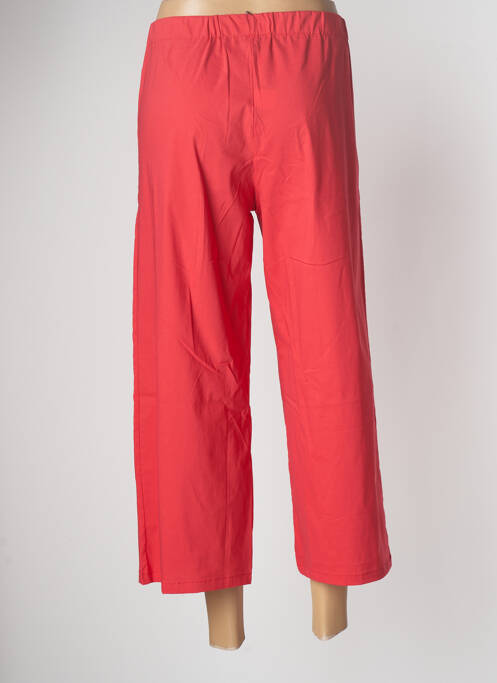 Pantalon trei sferturi elasticitate mărime normală roșu POISSONS BLANCS femme