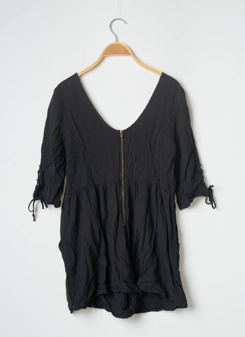 Salopetă scurtă  mâneci 3/4 negru PIMKIE femme