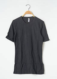 Top elasticitate mâneci scurte gri BELLA femme