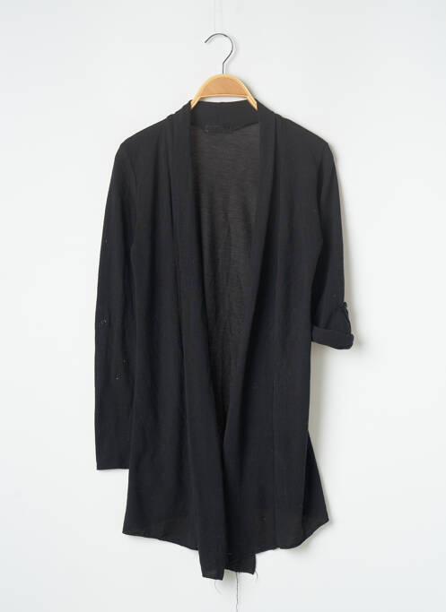 Vestă cu mâneci lungi negru SANS MARQUE femeie