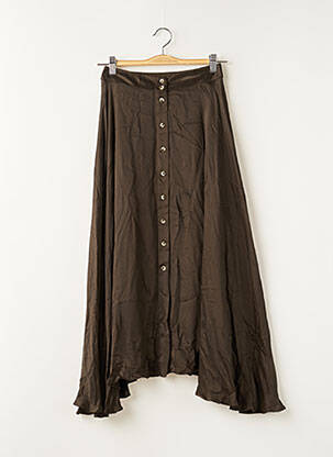 Fustă lungă verde LEON & HARPER femeie