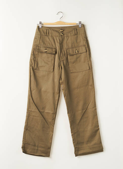 Pantalon larg verde ADN femeie