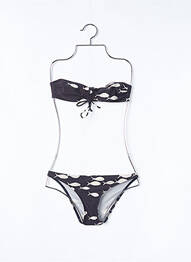 Costum de baie din două piese elasticitate top bentiță negru PRINCESSE TAM-TAM femeie