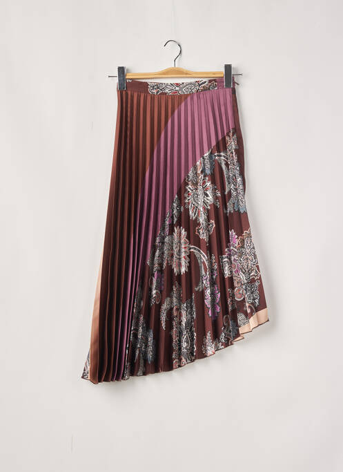 Fustă midi violet MANGO femeie