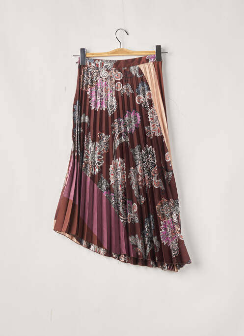 Fustă midi violet MANGO femeie